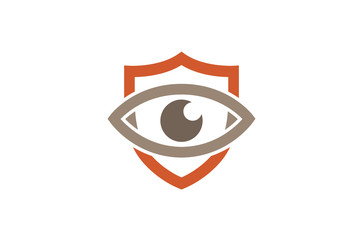 Logo Design IllusCreative Shield Eye logo Design Illustrationration