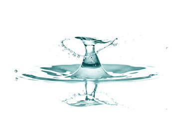 Drop splash collision