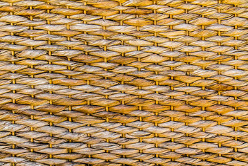 Woven rattan background as background