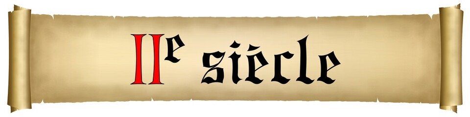 Parchemin. 2e siècle