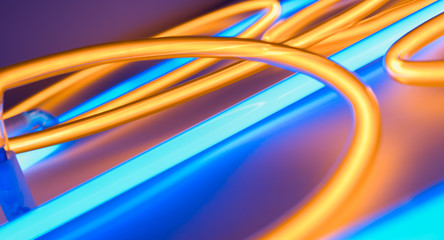 Artistic handmade neon light sign