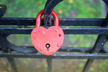 locks of lovers on the bridge/valentines/ wedding/ love background/