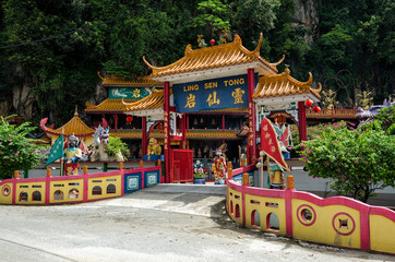 Ling Sen Tong, Temple cave, Ipoh, Malaysia - Ling Sen Tong is a beautiful Taoist cave temple located at the foot of a limestone hill in Ipoh, Perak. © lcchew