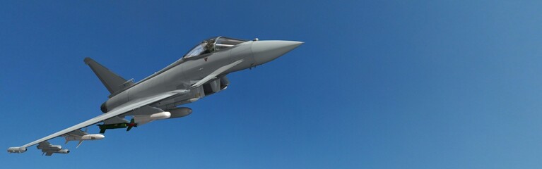 military fighter jets - modern armed military fighter jets flys in the sky