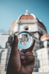 Naklejka premium Italian citytrips Bologna and Florence