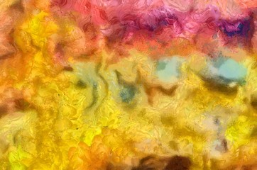 Fototapeta premium Colorful fine art grunge texture. Abstract design background. Paint strokes on canvas. Old vintage style.