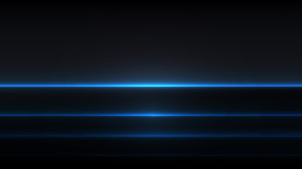 Blue neon linear lights © Pavel