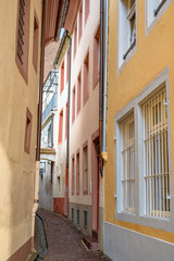 Calm Freiburg, Germany, historic buildings central square