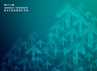 Blue gradient of vertical technology futuristic business background.