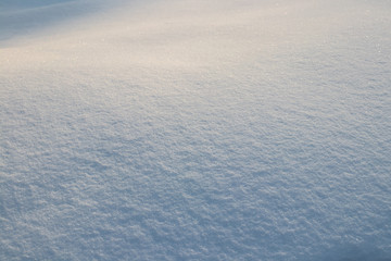 Snow surface with shadows