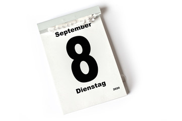 8. September 2020
