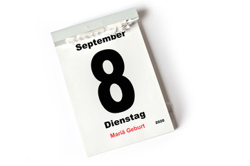 8. September 2020  Mariä Geburt