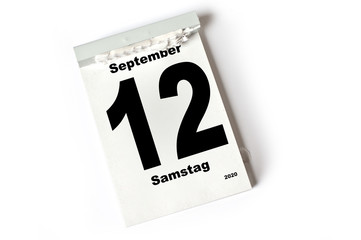 12. September 2020