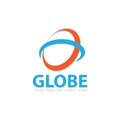 globe logo and icon Vector design Template