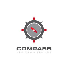Fototapeta na wymiar compass logo, icon, symbol, design template