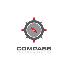compass logo, icon, symbol, design template