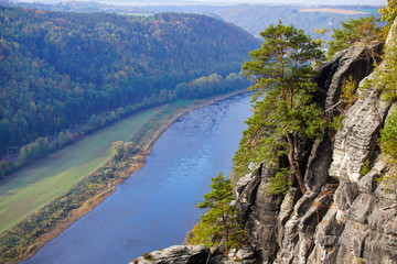 Elbtal im Basteigebiet