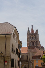 detalhes arquitetônicos em Lausana