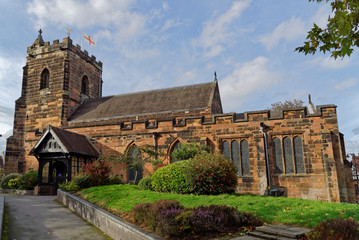 Fototapeta na wymiar Holy Trinity Parish Church in Sutton Coldfield, UK