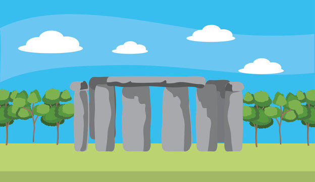 Hedgestone monument cartoon