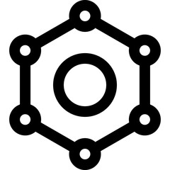 Hexagonal molecular structure