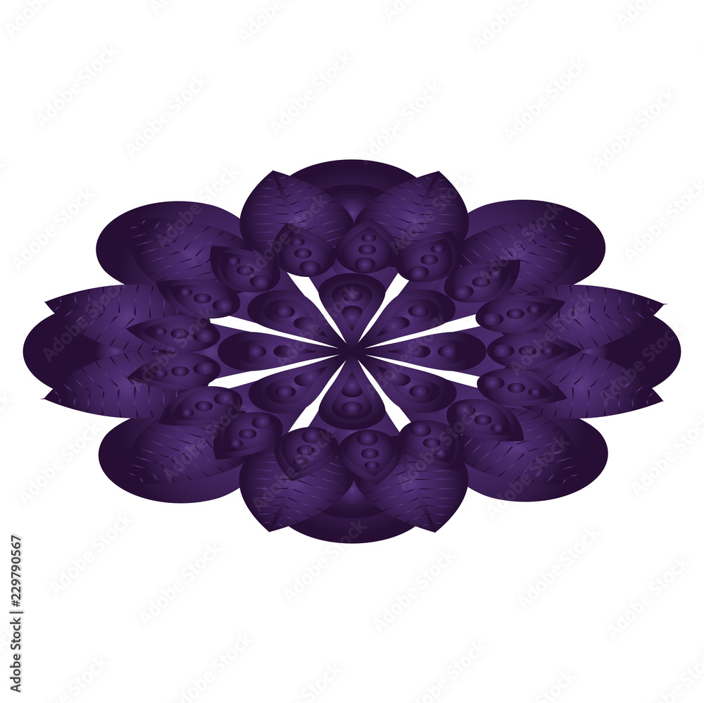 Wall mural mandala icon image