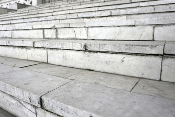 Grey vintage marble ladder