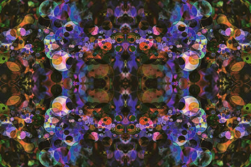 Color Kaleidoscope abstract background.