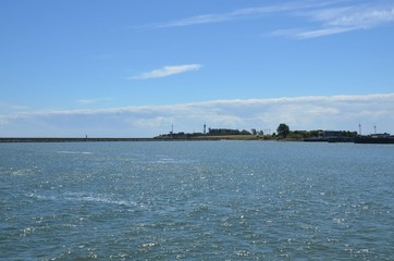 Puttgarden am Fährhafen der Insel Fehmarn