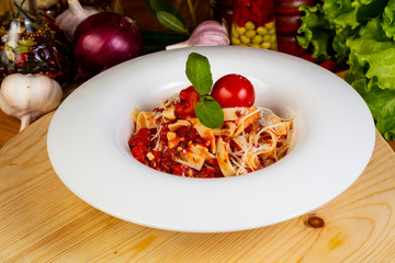 Italian spaghetti bolognese