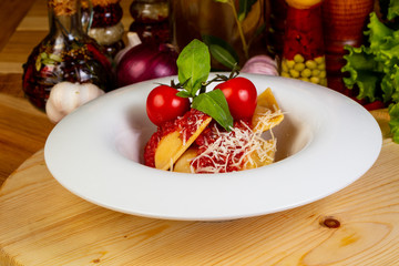 Italian ravioli dumplings