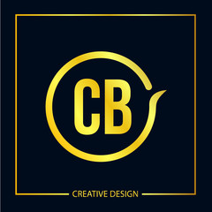 Initial Letter CB Logo Template Design