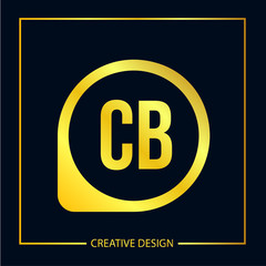 Initial Letter CB Logo Template Design