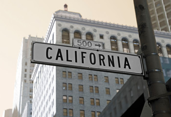 Famous California street in the city of San Francisco