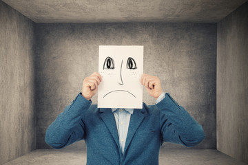 Sad young busnissmen