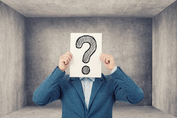 Preplexed young busnissmen