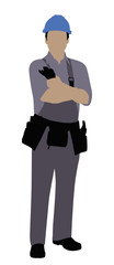 Illustration Of A Male Plumber