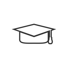 Graduate cap icon
