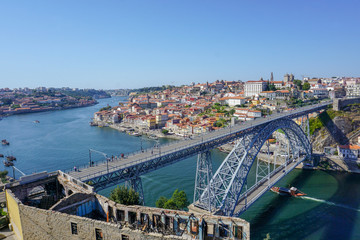 Bridge view in Porto