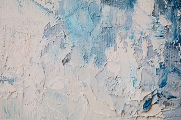 Close up texture with brush strokes and palette knife strokes. Suitable for creative ideas, backgrounds and  textures.