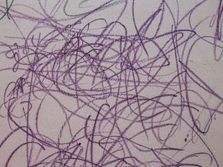 funny kid's drawings on the wall