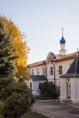 Autumn view of the St. John the Theologian Monastery in Ryazan, Russia