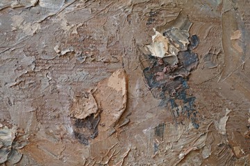 Close up texture with brush strokes and palette knife strokes. Suitable for creative ideas,...