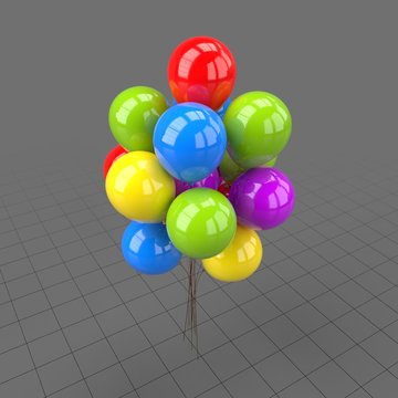 Colorful round shaped balloons 2