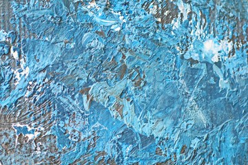 Close up texture with brush strokes and palette knife strokes. Suitable for creative ideas, backgrounds and  textures.