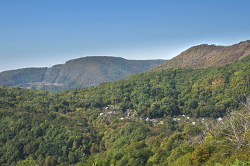 Naklejka premium The mountains landscape