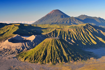 Bromo volcano at sunrise, Tengger Semeru National Park, East Java, Indonesia.