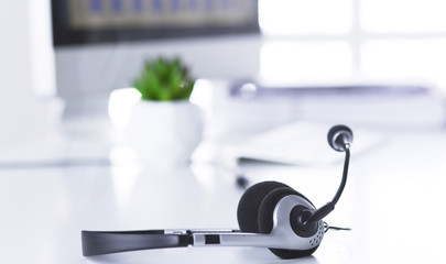 Communication support, call center and customer service help de