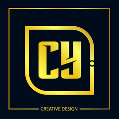 Initial Letter CY Logo Template Design