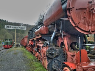 Naklejka premium Dampflok